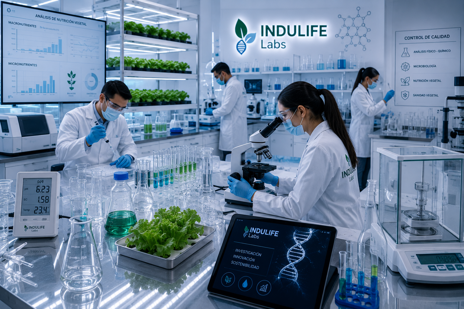 Laboratorio INDULIFE Labs | Investigación y Desarrollo Agroindustrial