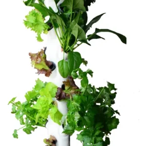 Kit hidropónico completo para cultivo vertical en casa