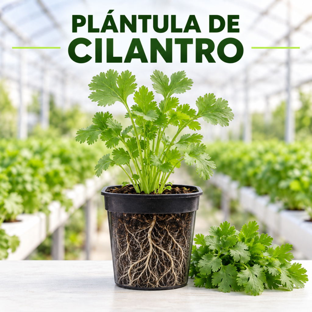 Plántula de Cilantro para Cultivo Hidropónico | INDULIFE